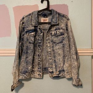 ACID WASH JEAN JACKET